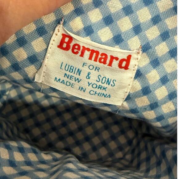 Vintage Bernard for Lubin & Sons Embroidered Mini Straw Purse Bag Squirrel Girls - Picture 4 of 6